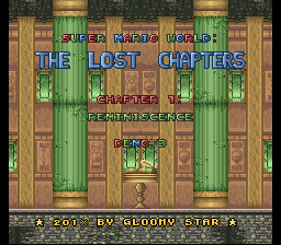 Super Mario World - The Lost Chapters - Reminiscence (demo 3) Title Screen